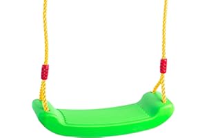 Sobebear Kids Swing Seat, Curved Strong Ropes, Climbing Buckles, Colorful Tree Swing for Toddlers, Girls & Boys 3+ Years