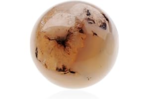 NKlaus Agata dendriti Gemma Paesaggio Agata 30mm Sfera Equilibrio energetico Pietra Naturale 14893