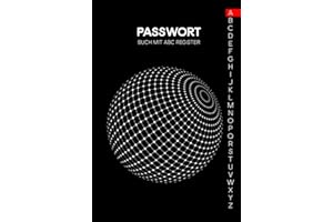 Passwort Buch mit ABC Register: Alle Login Daten an einem sicheren Ort mit dem Password-Manager