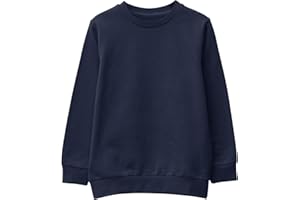 L S U Unisex SweatShirt Boys Girls Fleece Jumper Classic Crew Neck Long Sleeve School Uniform Sweater