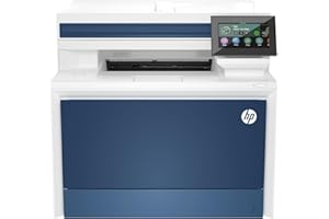 HP Color Laserjet Pro 4302fdn, 4RA84F, Imprimante Multifonction A4, Impression Recto/Verso, 33 ppm N/B et Couleur, USB, Ethernet, Copie, Numérisation, ADF, Fax, Écran Tactile de 4,3", Bleu et Blanc