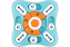 AWAMRWA Perros Juguetes Rompecabezas, Juguetes para Perros de Comida Lenta, Juguetes Intelectuales para Cachorros, Gatos, Perros Pequeños, Medianos y Grandes IQ Training