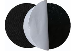 HOTCKB 2 Pezzi Disco Autoadesivo 125mm Platorello Velcrato 5 Pollici Platorelli con Autoadesivi Retro Adesivo