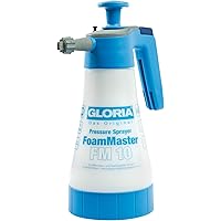 GLORIA FoamMaster FM 10 | Schaumsprüher | 1 L Füllinhalt | Austauschbare Schaumpatronen | Drucksprüher zur Autoreinigung