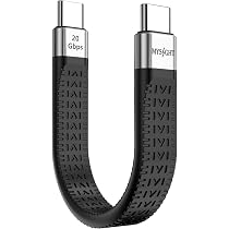 MoKo USB C Kabel 13cm – 40Gbps, 240W, 8K@60Hz, USB 4.0, Kompatibel Mit Thunderbolt 4/3