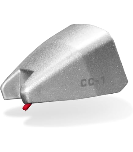 Moving Coil Cartridge Silver Headshell W/Cartridge - Fits JVC QL-A5, L-A55 Turntables Magnetic Phono Cartridge