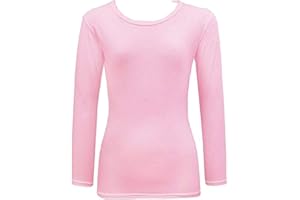 21Fashion Kids Plain Basic Top Long Sleeve Womens Girls Boys Uniform T-Shirt Tops