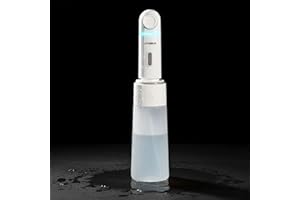 MAGNIFIAK Douchette Portable Électrique - Bidet pour la Toilette Intime - Jet Apaisant Post-Partum Périnée Accouchement, 350ml Eau Chaude/Froide, Hygiène Japonaise en Bouteille pour Voyage, Camping & Maternité