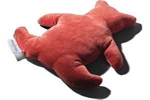 LES CHOCHOTTES Coussin Emplâtre Chauffant Nounours en graines de lin velours doux - Bouillotte peluche micro-ondes - Dispositif médical, colique bébé, aide pour s'endormir - Chaud/froid - Fabriqué en France 23x25 cm