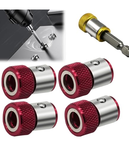 3-in-1 Screwdriver Head Magnetic Ring, Strong Magnetic Screw Ring - 1/4 3-in-1 Screwdriver Head Magnetic Ring, Strong Magnetic Screw Ring - 1/4