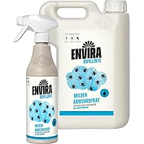 Envira Mite Spray 500ml, Odourless Dust Mite Remover. Powerful, Safe & Easy To Use On Mattresses, Upholstery & Bedding – Non-Staining And Keeps Your