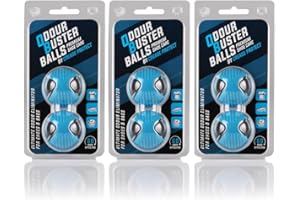 Odour Buster Balls - Ultimate Sneaker Deodoriser & Freshener - Fresh Scent for Shoes & Bags - by Crease Protect (3 Packs)