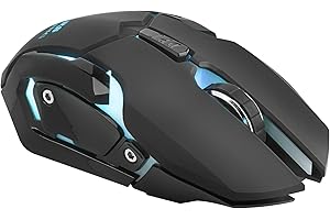 Mars Gaming MMW, Ratón para Pc Inalámbrico 3200Dpi, Rgb Flow, Wireless, USB, LED Óptico, Radio