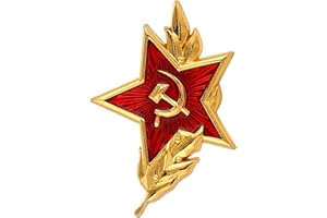 AOTEMAN Anstecknadel, Motiv: Sowjetischer CCCP roter Stern Sichel Hammer Symbol…