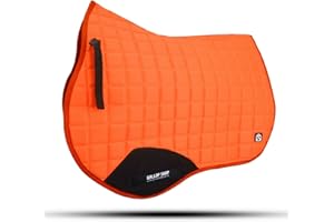 GALLOP SHOP Tapis de selle à usage général en tissu pour cheval (cob/pony, orange)