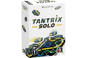 GIGAMIC Tantrix Solo - 4 activités différentes - Réussirez-Vous à réaliser la Plus Grande Boucle ? - A partir de 8 Ans - 1 Joueur.