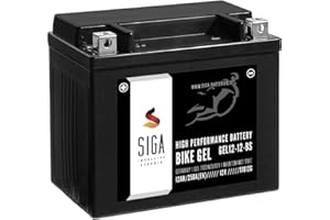 SIGA IMPULSIVE DYNAMIK SIGA GEL Motorradbatterie 12V 12Ah 250A/EN GEL Batterie YTX12-BS GEL12-12-BS YTX12-4 GTX12-BS ETX-12-BS 51012