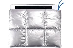 LYREH Thermal Sleeve for iPad, 12x9in Thermal Case for Kindle Outdoor Warm Tablet Bag Compatible with 11 Inch Pad and e-Reader to Prevent Overheating and Overcooling Accessories(Silver)