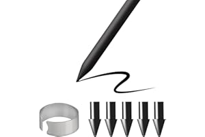 SUEEWE 5 Unités Original Pointes de Remplacement pour Remarkable Paper Pro 11,8" 2024 Pen, Super Durabilité, Contrôle Précis, Amicale de L'écran, Nior