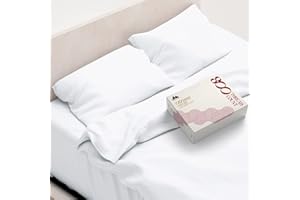 Mayfair Linen Hotel Collection Egyptian Cotton 800Tc Sheet Set Queen White