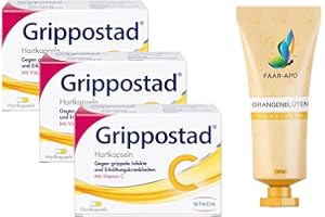 FAAR APO GrippostadKapseln Sparpack 3 X24 Kapsel EMRAmed inkl. einer hochwertigen Handcreme Marke Faar-Apo