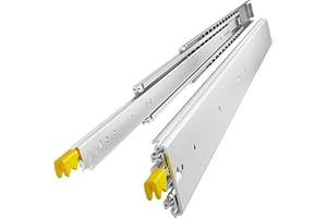 VADANIA 1200mm Ultra Heavy Duty Locking Drawer Runners | Max 220kg Load Capacity | Full Extension Ball Bearing Runners for Extreme Industrial, Heavy Truck, RV Pull-Out Storage, 1 Pair #VD2576