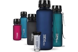 720°DGREE Borraccia “uberBottle“ +Infusore - Senza-BPA, Prova di Perdite - Bottiglia, Borracce d'Acqua Sportiva per Bambini, Scuola, Palestra, Ciclismo, Gym, All'aperto, Escursioni, Viaggio, Lavoro