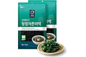 Chung Jung One 2 Packs - Dried Seaweed (Sea Mustard), Pre-Cut Sliced For Soup And Salad (1.7Oz/50G)