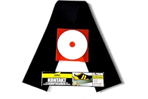 DR. CABRIO Kit de réparation de capote pour tous les VW Cabrio - Kit de réparation de cabriolet d'origine - Pour fissures, coupures, trous, écorchures, etc. pour dessus en tissu