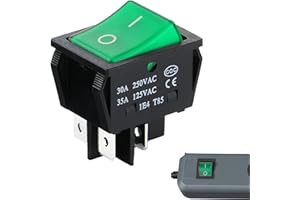 DACATOOW 1 Pcs for Numatic 'Henry' Hoover Switch,Rocker Switch On-Off Power Tool Switch for Home Appliances