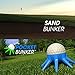 Produktbild Pocket Bunker (1 Einheit): A Golf Swing Training Werkzeug, um trifft aus Sand, um Sie die auf die grün Schneller. Perfekt Ihr kurz Spiel von Training wie die Profis.