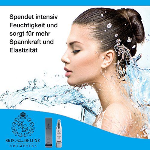 „Hyaluron-Säure Serum Hochkonzentriert – 50ml – Feuchtigkeitspendend, Parfümfrei & Geruchsneutral – Creme Hyaluron-Säure Gel Dermaroller geeignet – Hochdosierte Creme Anti Aging Serum Anti Falten – Antifaltencreme für Gesicht, Augen, Hals & Dekollete“ - 2