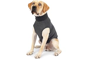 BBEART Pet Clothes, Dog Anxiety Jacket Puppy Calming Coat Shirt Costume for Small Medium Large Dog (3XL, Grey)