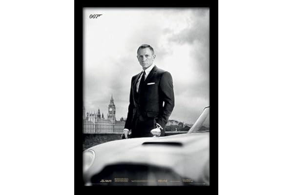 James Bond (Bond & DB5 - Skyfall 30 x 40 cm Objet Souvenir