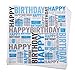Produktbild Neviti Happy Birthday Servietten, Blau