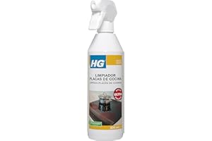 HG Limpiador placas de cocina, Limpiador de Placas de Inducción en Spray, Elimina la Grasa de la encimera, las Placas de Cerámica y Placas de Gas - 500ml