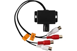 Bmocoen Lautstärkeregler-Knopf für Audio-Verstärker, für Zuhause und Auto, LC-1, Schwarz