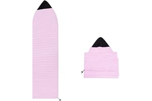 Xinpinzhou Surfboard Sock Cover for Longboard Paddleboard Surf Board Sup Paddle Board, Surfboard Bag Sleeve with Drawstring Closure