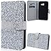Produktbild SMART LEGEND Lederhülle für Samsung Galaxy A5 2017 Glitzer Handyhülle Bling Ledertasche Diamond Hülle Schutzhülle Premium PU Leder Flip Wallet Case Protective Cover Innere Weiche Silikon Bookcase Handy Tasche Schale mit Kartenfächer Magnetverschluß Standfunktion Etui - Silber