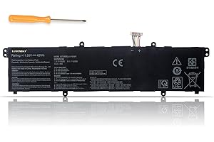 LUSONBAY B31N1911 C31N1911 Laptop Battery Replacement for ASUS VivoBook Flip 14 TM420IA M413D M413DA-EK162T M413DA-EK007T Series X421DA X421EA X421EP X421FF X421FQ X421JA Series New Battery 11.55V/42Wh