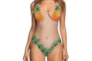Laonajkd Bañador Reductor Mujer 2023 Push Up Bikini Verano Trikini Cintura Alta Bañadores Natación con Relleno Pliegues Monokini Fiestas Junto Piscina
