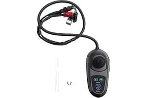 INSYOFOREVEREC Professioneller Elektro-Rollstuhl Joystick-Controller für Elektrische Rollstühle 4-Tasten Universeller mit ML2P+Adapterkabe Bremse Zubehör