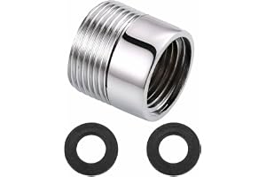 QZKJQDD Reducerare 3/4 till 1/2 tum, 1 st adapter 3/4 tum till 1/2 tum, reducerare, gängfäste i rostfritt stål, yttergängade