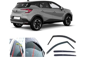 AC WOW 4x Rain Guards Wind Deflectors for Renault Captur (JB/JE) 2019 2020 2021 2022 2023 2024 2025 for Mitsubishi ASX 2023-onwards
