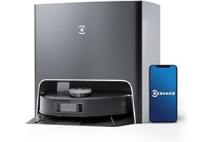 ECOVACS DEEBOT X1 TURBO Aspirateur Robot, lavage automatique de serpillière，séchage de serpillière à l'air froid, remplissage automatique d'eau, évitement d'obstacles 3D, 360㎡, assistant vocal Yiko