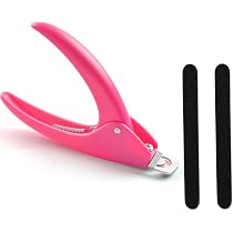 Nagelknipser Für Natur- & Kunstnägel – Aus Edelstahl, Schwarz, 12,8 Cm, Für Salon & Privatgebrauch