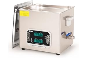 Pulitore ultrasonico commerciale-DK SONIC 15L Pulitore sonico con cestello riscaldatore per gioielli, monete, parti metalliche, carburatore, dischi, circuiti stampati, ecc.