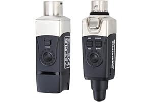 Xvive U3C Sistema inalámbrico Profesional para micrófonos de Condensador, con emisor y Receptor.