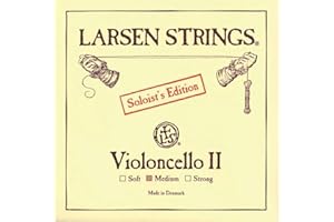 LARSEN STRINGS Larsen Saiten für Cello Ré acier chromé Soloist's Edition ll 4/4; Soft