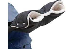 SSKHE Guanti da passeggino per passeggino, impermeabili, per passeggino, per passeggino, guanti scalda mano, per bambini, anti-congelamento, per passeggino